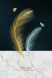 羽毛花蝴蝶玄关