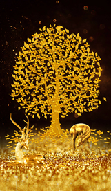 发财树麋鹿玄关