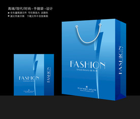 蓝色手提袋 科技手提袋