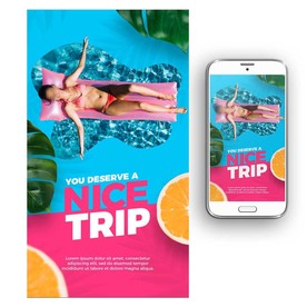 旅游休闲度假海报