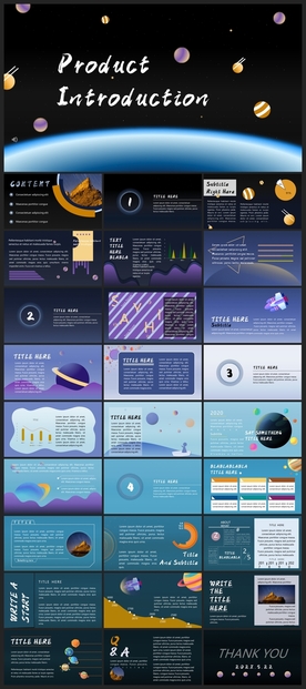 智能AI科技感商务PPT