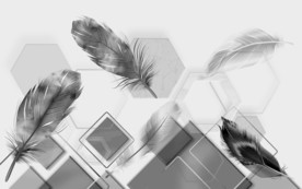 背景墙灰色无框画 TIF分层