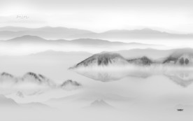 中式新山水高雅画 TIF分层