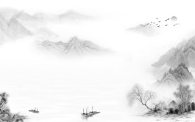 简约新山水高档画 TIF分层