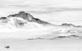 石纹新山水中式画 TIF分层