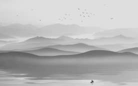 新款新山水意境画 TIF分层