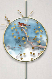 花鸟玄关 喜上眉梢