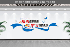 校园励志标语文化墙