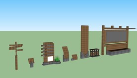 驿站/小区/导向牌/标牌