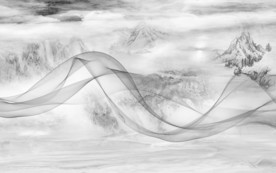 石纹新山水高端画 文件分层画