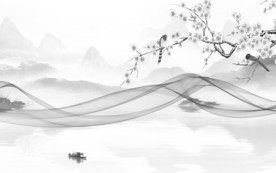 意境 新山水高端画 文件分层画