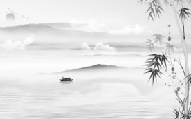 意境 新山水爆款画 文件分层画