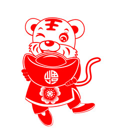 虎年剪纸