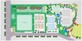 小区绿化示意图