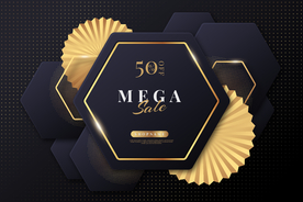 高端打折促销邀请函