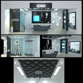 大家电柜台效果图