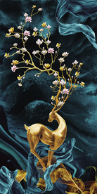 发财鹿麋鹿玄关