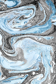 抽象水彩晕染玄关