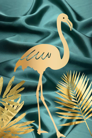 金色火烈鸟玄关