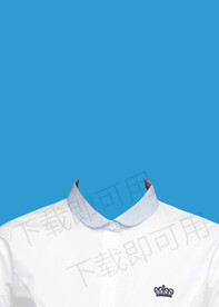 女生白衬衫模板