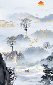 意境山水装饰画