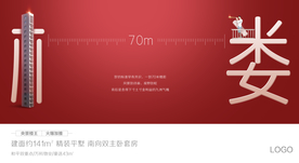 地产价值点海报