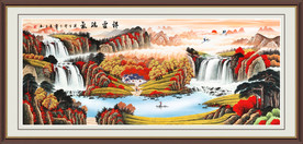 源远流长 风水画