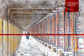 拉卜楞寺转经筒