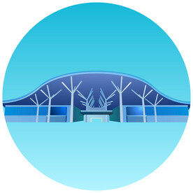 宝安福海深圳国际会展中心插画