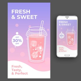 果汁饮品海报
