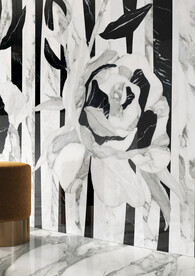 现代意式 瓷砖岩板效果图