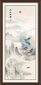 玄关山水画
