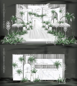 白色小清新婚礼