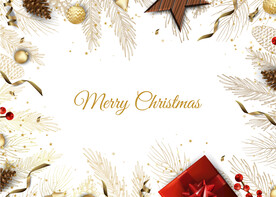 圣诞节元素插画设计