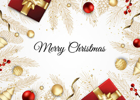 圣诞节元素插画设计