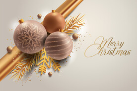 圣诞节元素插画设计