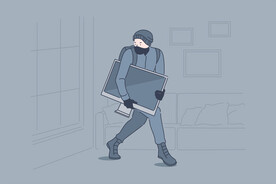 简约人物生活形象插画图片