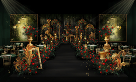 森系婚礼仪式区