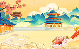 中国风国潮装饰背景