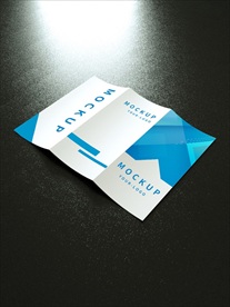 三折页模型样机