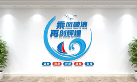 企业励志标语办公室文化墙