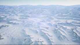 短视频素材航拍雪山顶