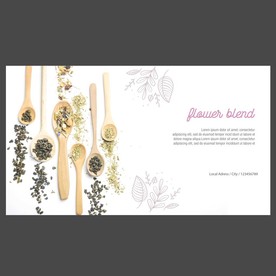 干花卡片名片海报图片