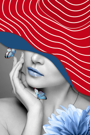 会所美女装饰画