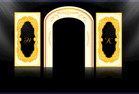 欧式拱门  欧式婚礼