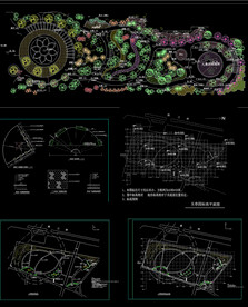 小游园绿化施工图