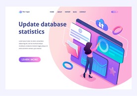 国外矢量现代科技社交APP系列