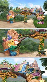 海洋主题乐园大门入口方案