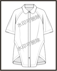 服装设计连衣裙女装款式衬衫T恤