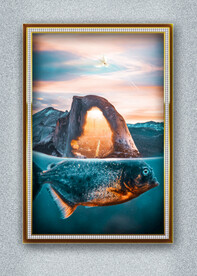 创意复古酒店艺术装饰画